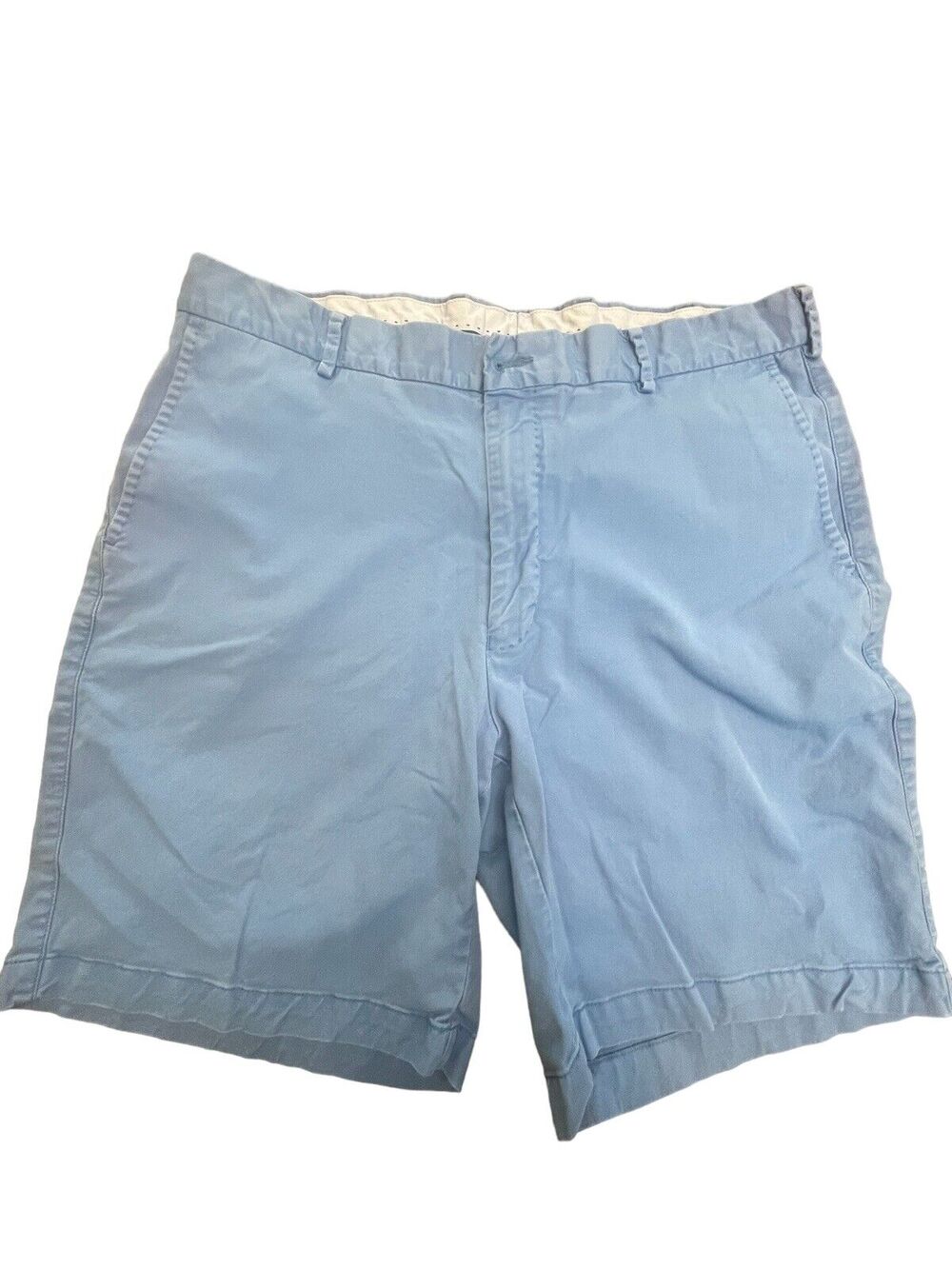 Peter Millar Shorts Mens 36 Blue Golf Chino Flat Front Casual blue